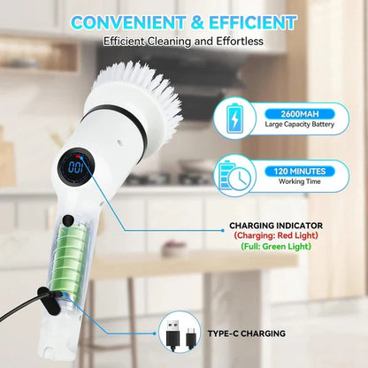 HeavyDuty 9-in-1 Electric Spin Cleaner